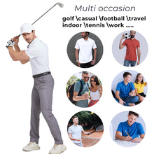 Load image into Gallery viewer, golf mens polo shirts